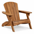 Adirondackstuhl Eichenholz Braun 90cm x 75cm x 90cm