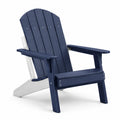 Adirondackstuhl Polyethylen Dunkelblau 88cm x 76cm x 89cm