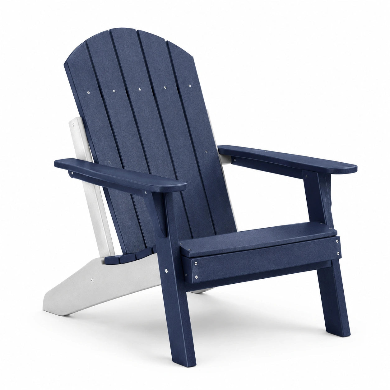 Adirondackstuhl Polyethylen Dunkelblau 88cm x 76cm x 89cm