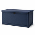Rechteckige Kunststoff-Gartenbox Blau 120x60x50 cm