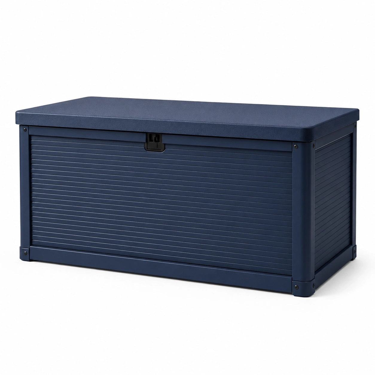 Rechteckige Kunststoff-Gartenbox Blau 120x60x50 cm