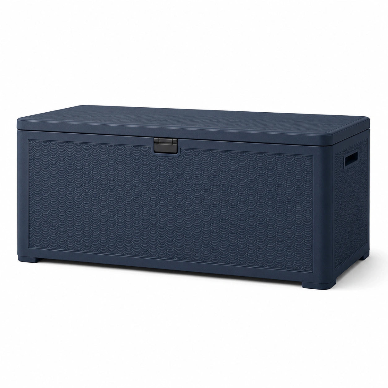 Kunststoff-Gartenbox 117x45x56 cm Dunkelblau
